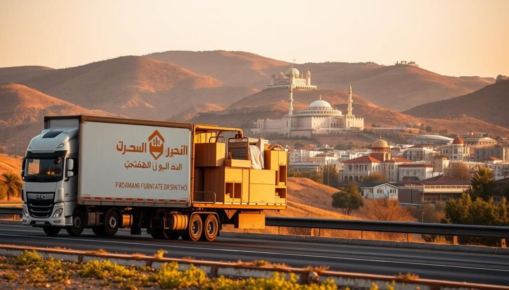 نقل عفش من الدمام إلى الطائف