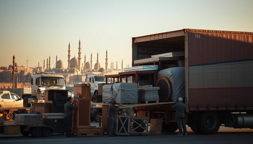 نقل عفش من الدمام إلى المدينة المنورة