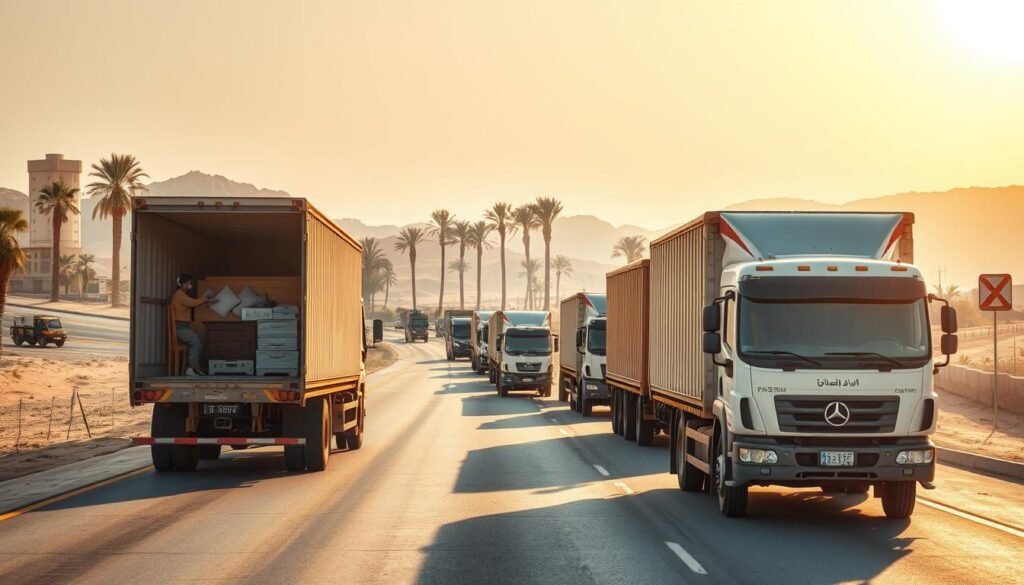 نقل عفش من الدمام إلى بريدة