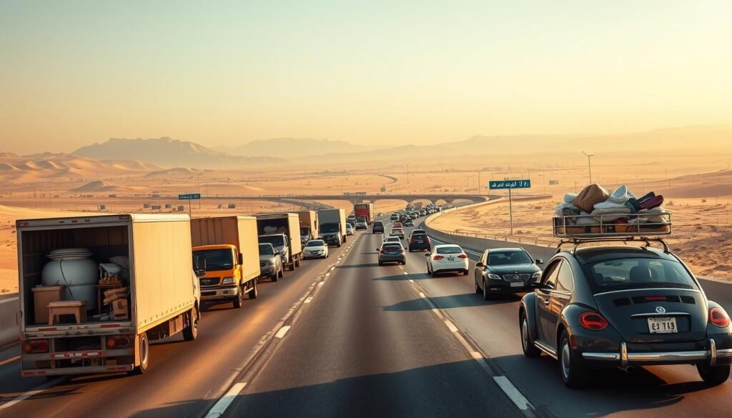 نقل عفش من الدمام إلى جازان