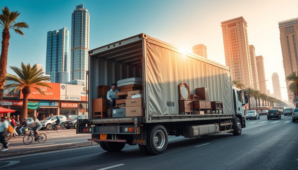 نقل عفش من الدمام إلى جدة