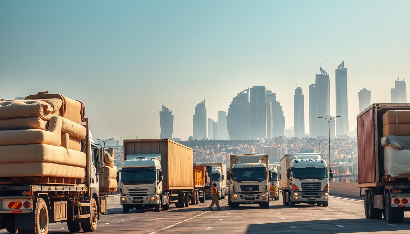 نقل عفش من الدمام إلى جدة شمال