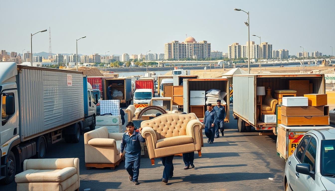 نقل عفش من الدمام إلى رأس تنورة