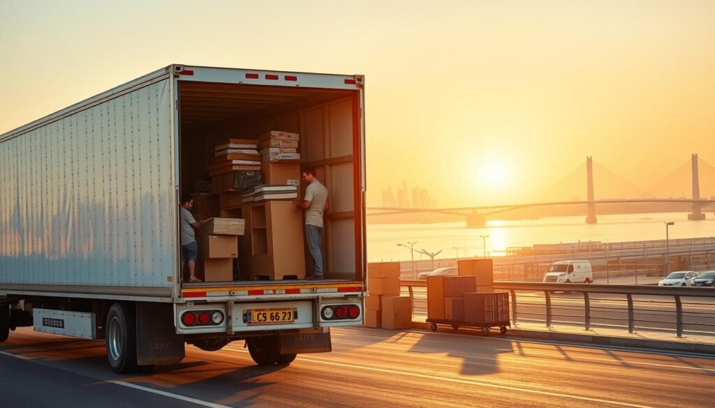 نقل عفش من الدمام إلى رابغ