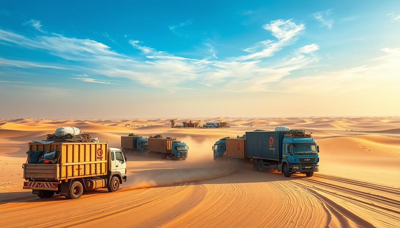 نقل عفش من الدمام إلى رابغ