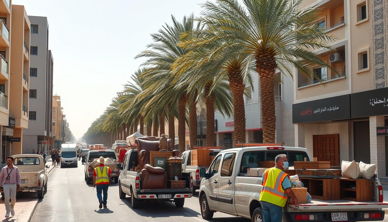 نقل عفش من الدمام إلى صفوى