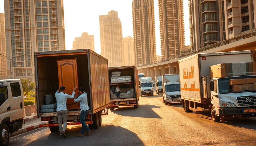 نقل عفش من الدمام إلى مكة