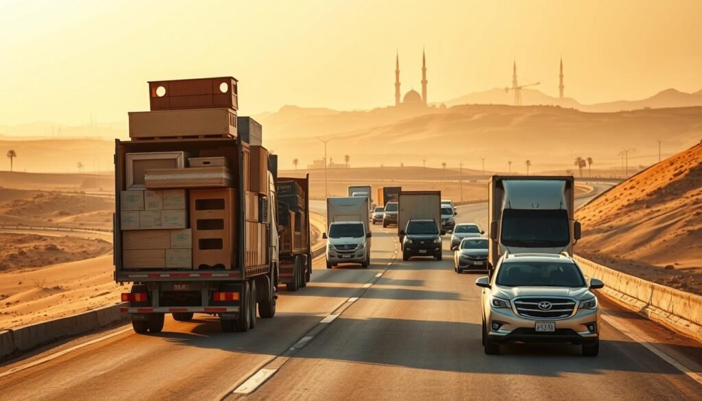 نقل عفش من الدمام إلى مكة