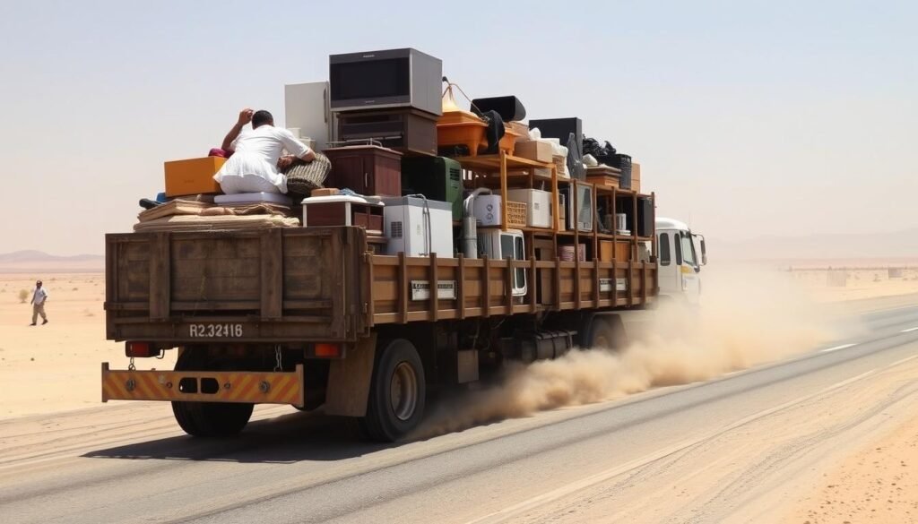 نقل عفش من الدمام إلى نجران