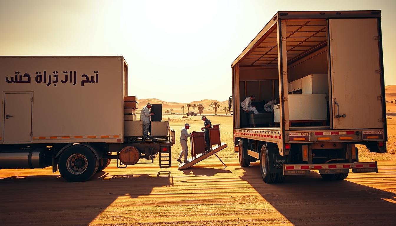 نقل عفش من الدمام إلى وادي الدواسر