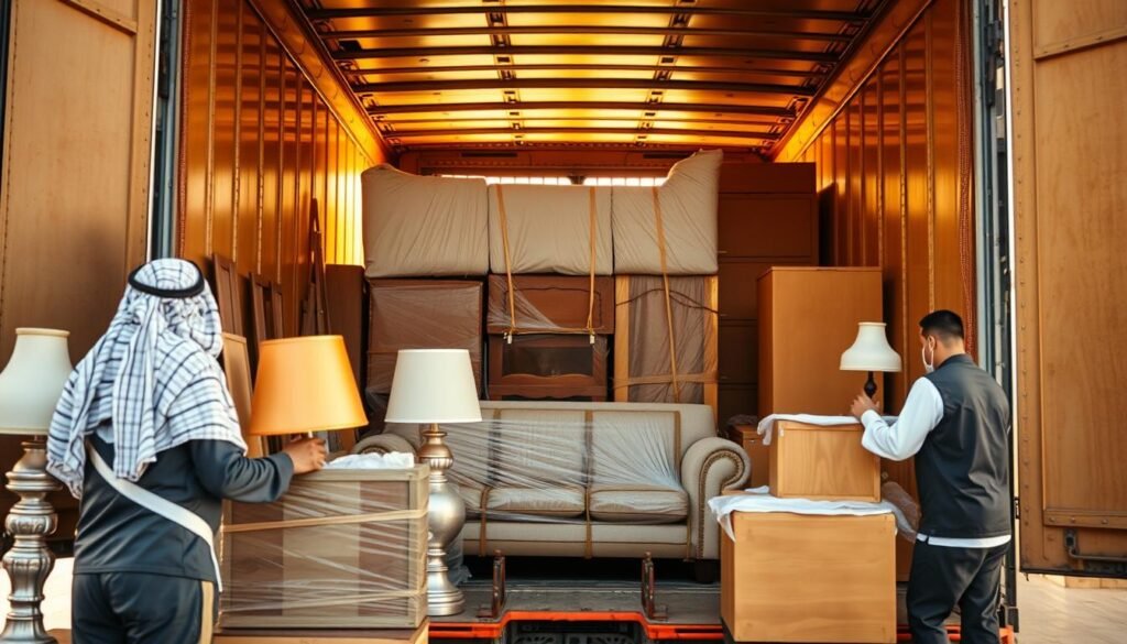 نقل عفش من الدمام إلى ينبع