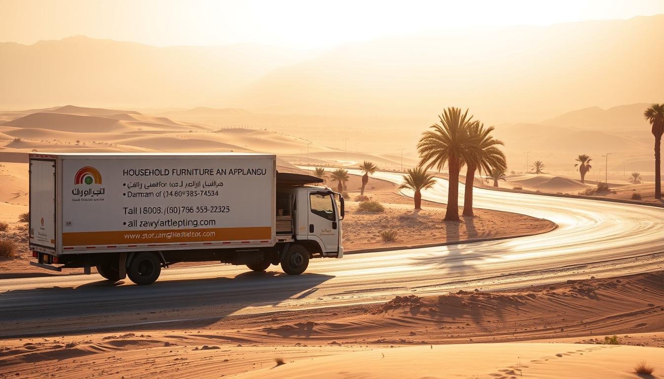 نقل عفش من الدمام إلى ينبع