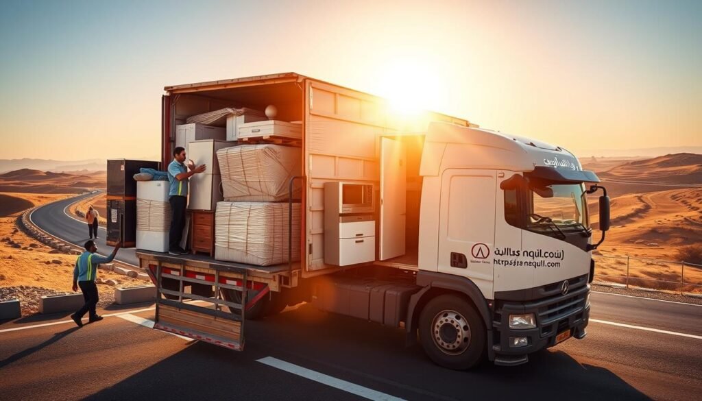 نقل عفش من جدة إلى جازان