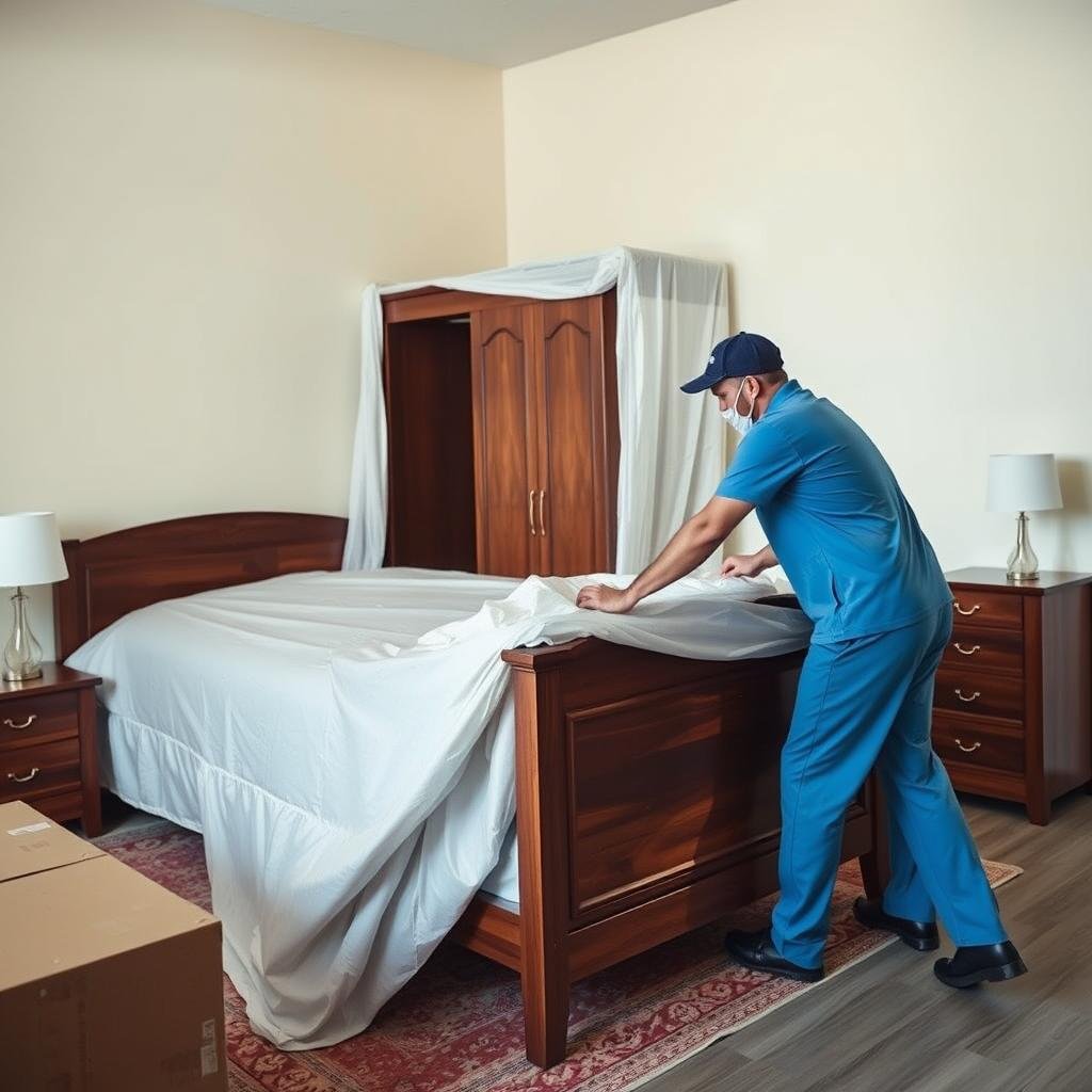 نقل غرف النوم من الرياض إلى بيشة