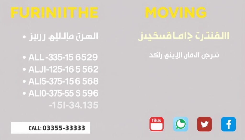 وسائل التواصل مع أفضل شركة نقل عفش من الرياض إلى مكة