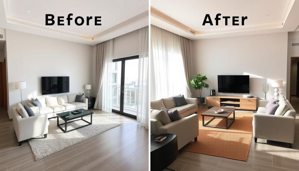 أثاث منقول بواسطة الشركة العربية بدون أي تلفيات في منزل بجدة