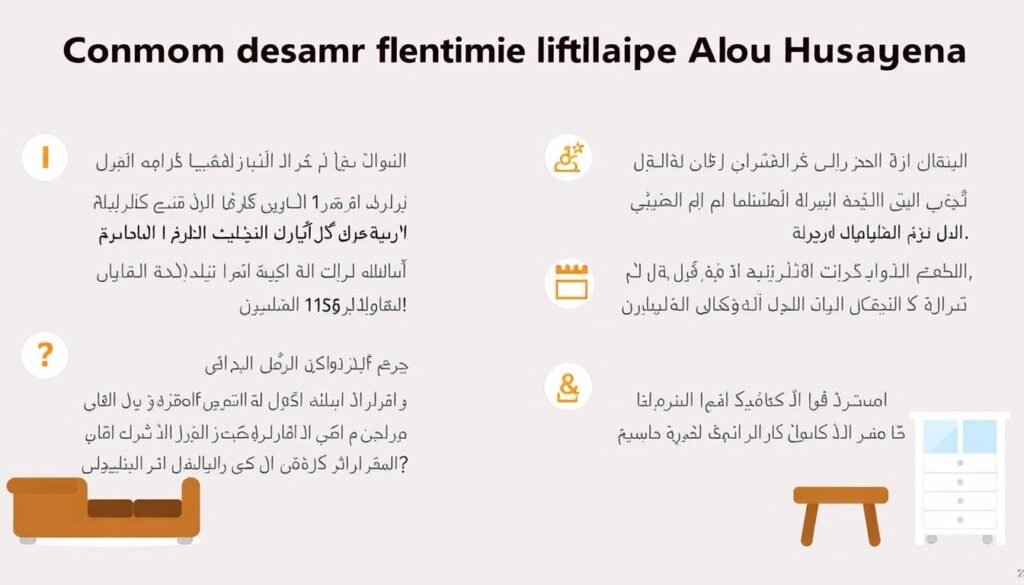 أسئلة شائعة حول نقل العفش من الجبيل إلى أبو حصينا