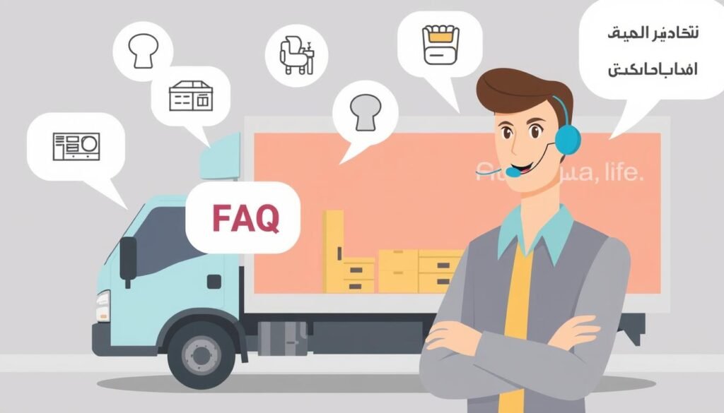 أسئلة شائعة حول نقل العفش من الجبيل إلى الجبيل القديمة