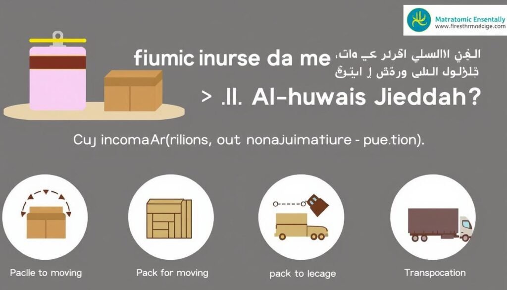 أسئلة شائعة حول نقل العفش من مكة إلى حي الرويس جدة