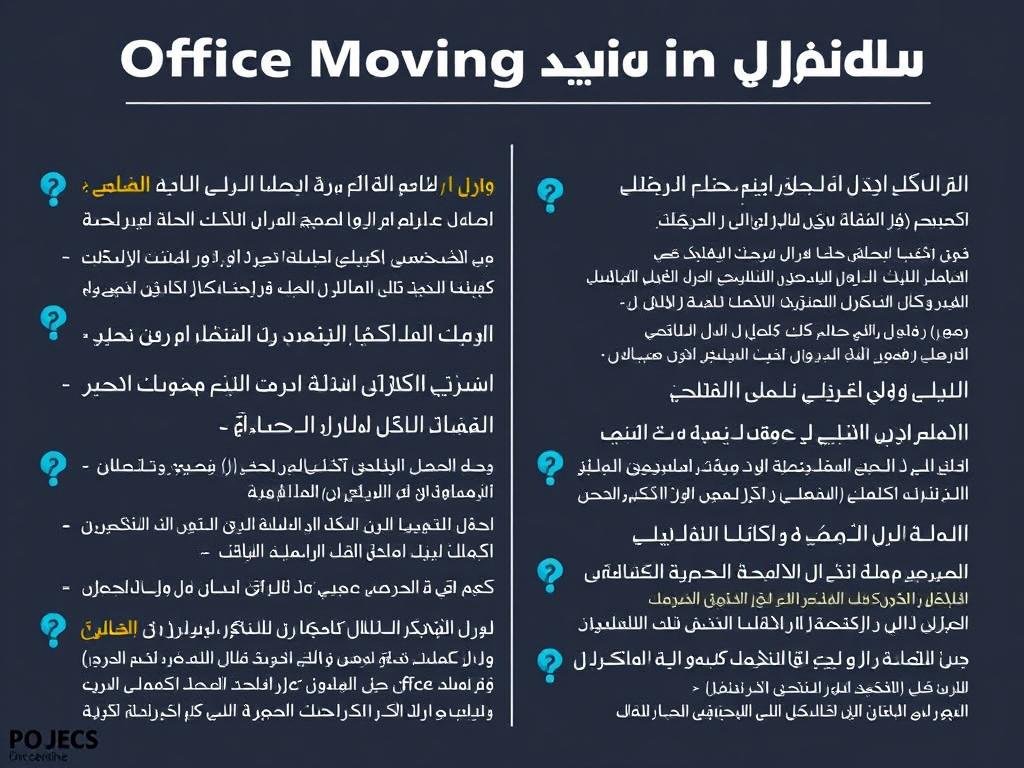 أسئلة شائعة عن نقل مكاتب وتجهيزات داخل جدة
