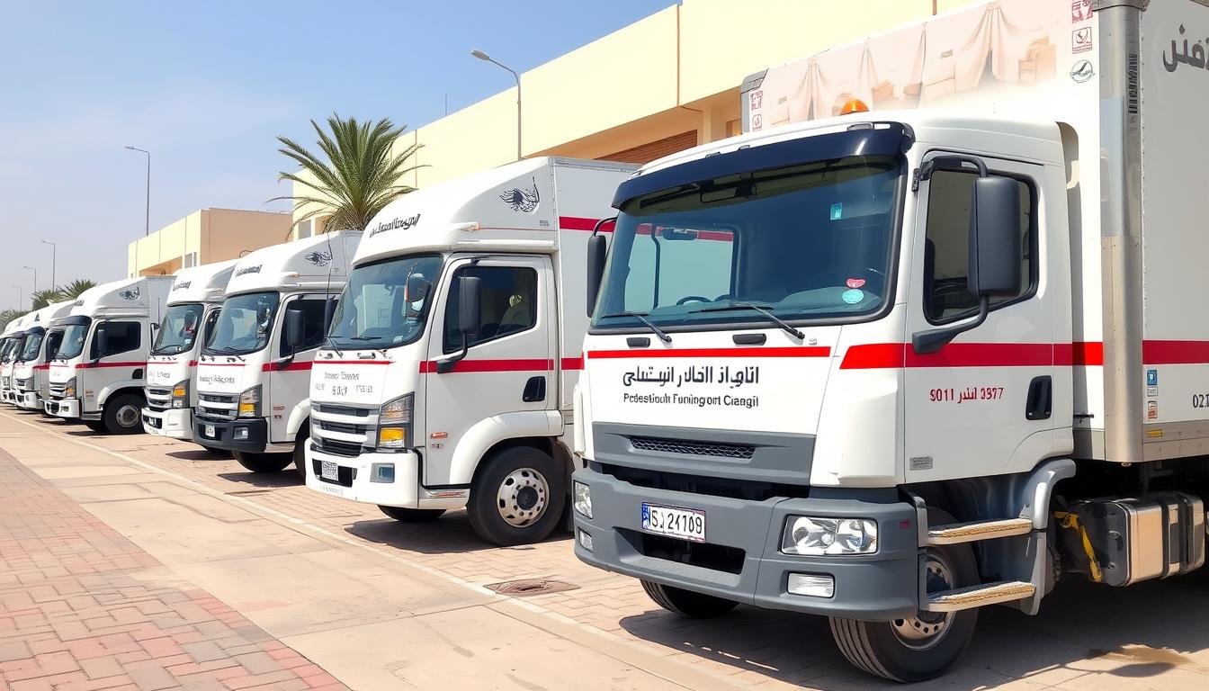 أسطول سيارات حديث لنقل عفش داخل جدة