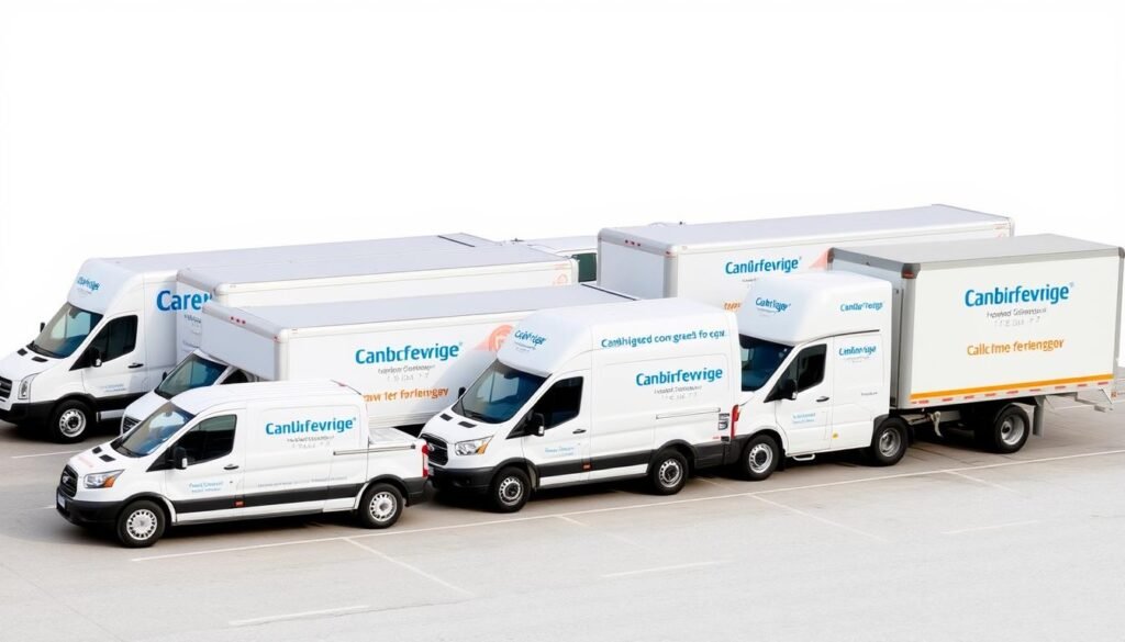 أسطول سيارات مجهز لنقل العفش من الجبيل إلى أبو حصينا