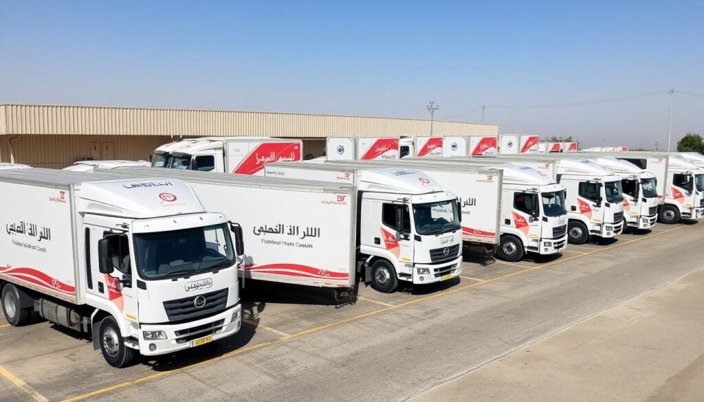 أسطول سيارات نقل العفش من مكة إلى القصيم