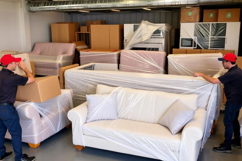 أنواع مختلفة من الأثاث أثناء عملية نقل عفش من مكة إلى حي الحمراء جدة