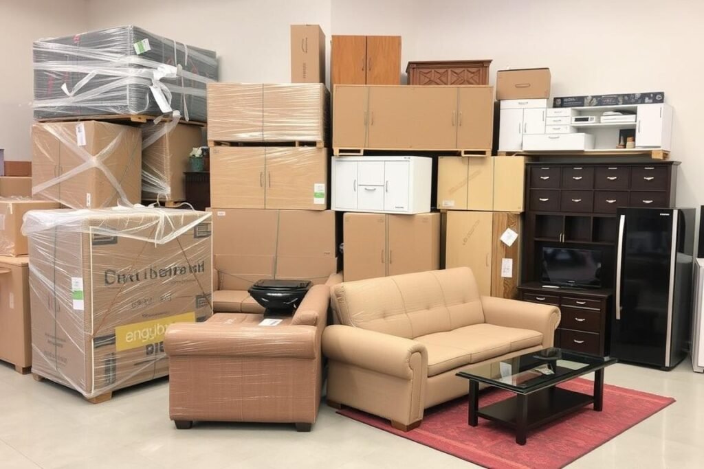 أنواع مختلفة من الأثاث يتم نقلها من الجبيل إلى رابغ