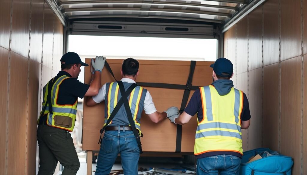 إجراءات الأمان في نقل العفش من الجبيل إلى الأمانة