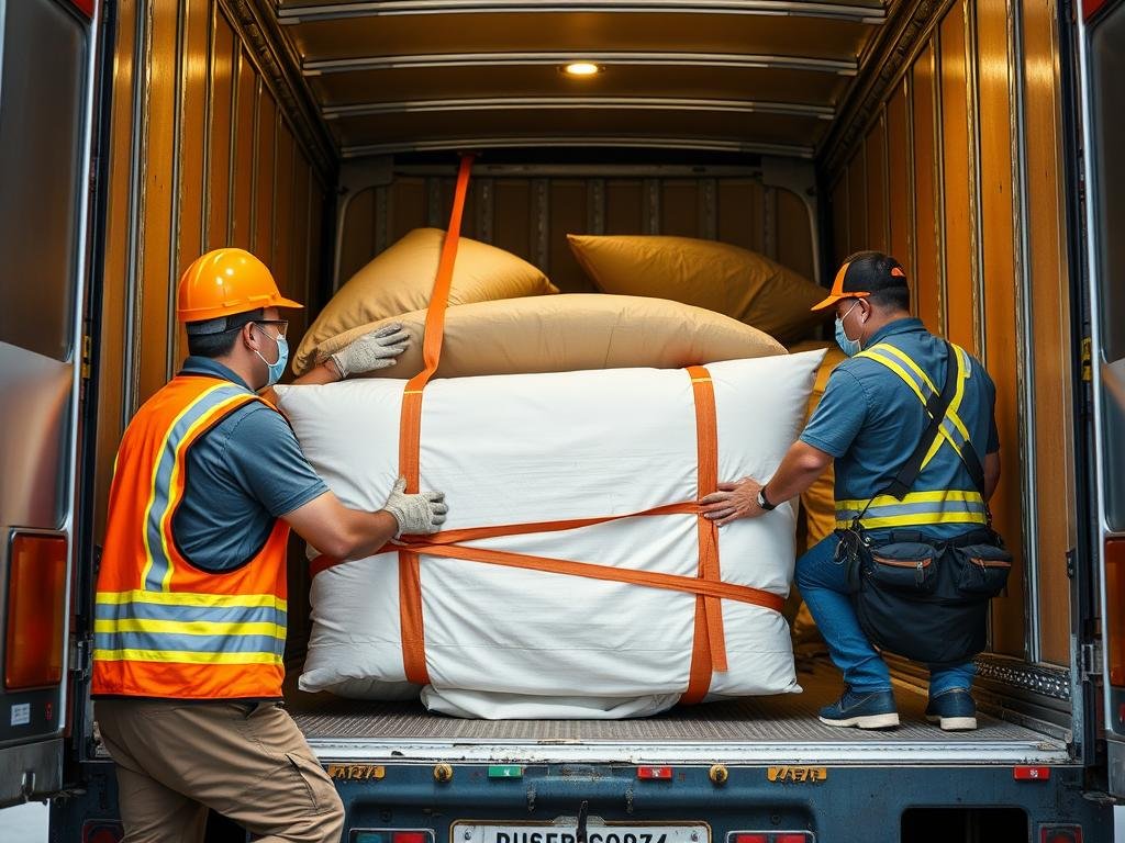 إجراءات الأمان في نقل العفش من الجبيل إلى حفر الباطن