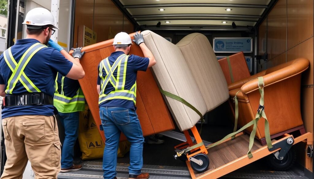 إجراءات السلامة في نقل العفش من الجبيل إلى أبو حصينا