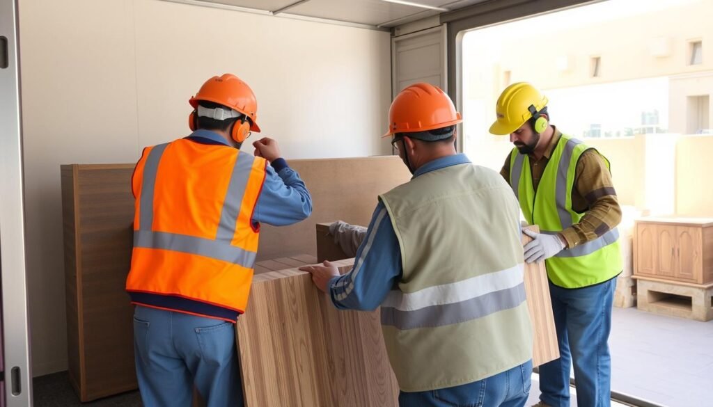 إجراءات السلامة في نقل العفش من مكة إلى حي العقيق جدة