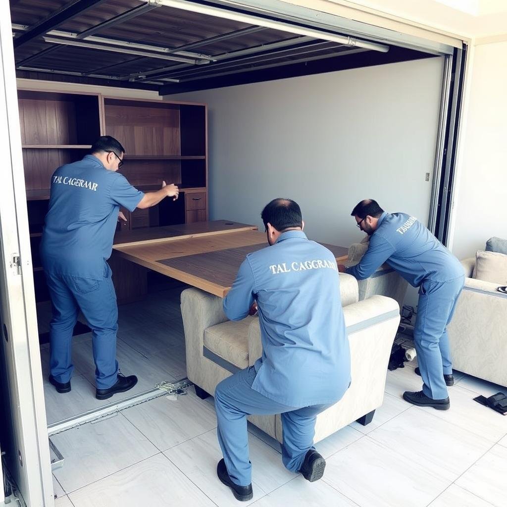 إعادة تركيب الأثاث في حي السلامة جدة بعد نقله من مكة