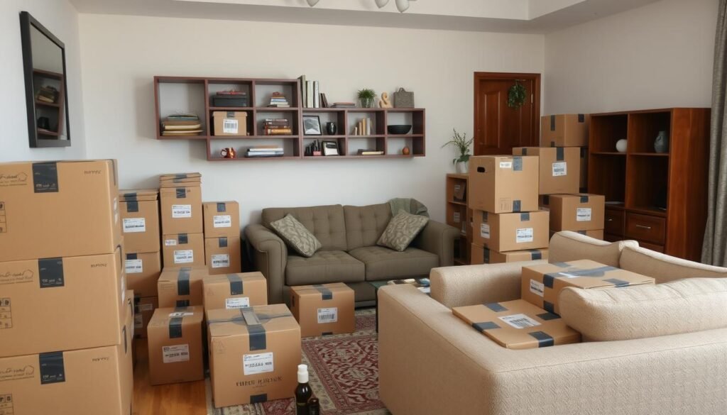 تجهيز العفش للنقل من مكة إلى الرياض