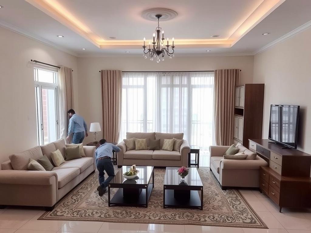 ترتيب الأثاث في المنزل الجديد في جدة