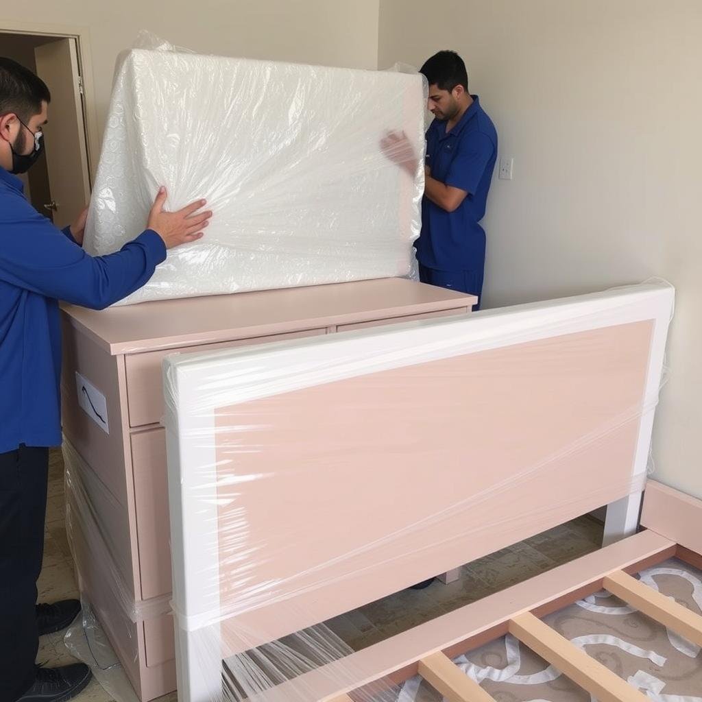 تغليف أثاث غرف النوم في جدة