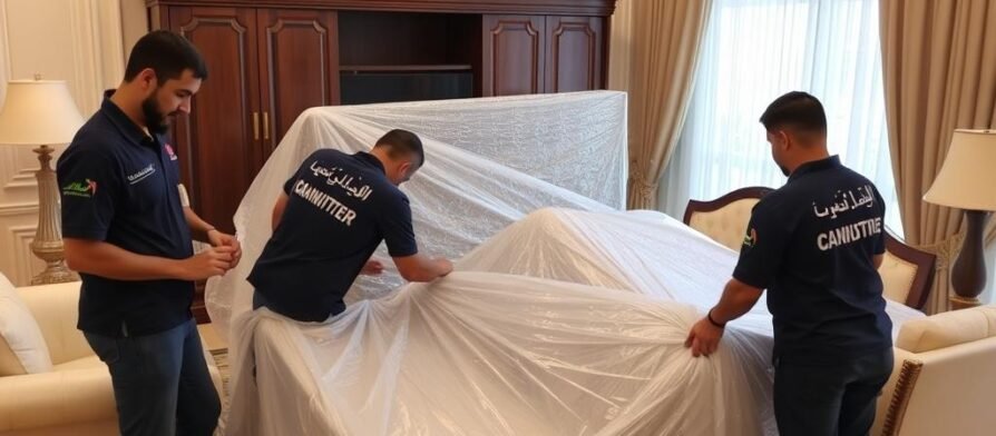 تغليف أثاث فاخر داخل جدة بمواد عالية الجودة