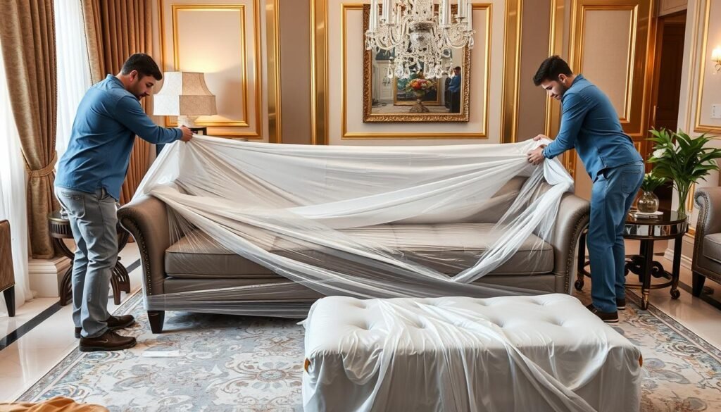 تغليف أثاث فاخر للمنازل في جدة