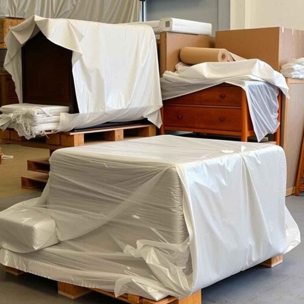 تغليف احترافي للأثاث أثناء نقل العفش من الجبيل إلى أملج