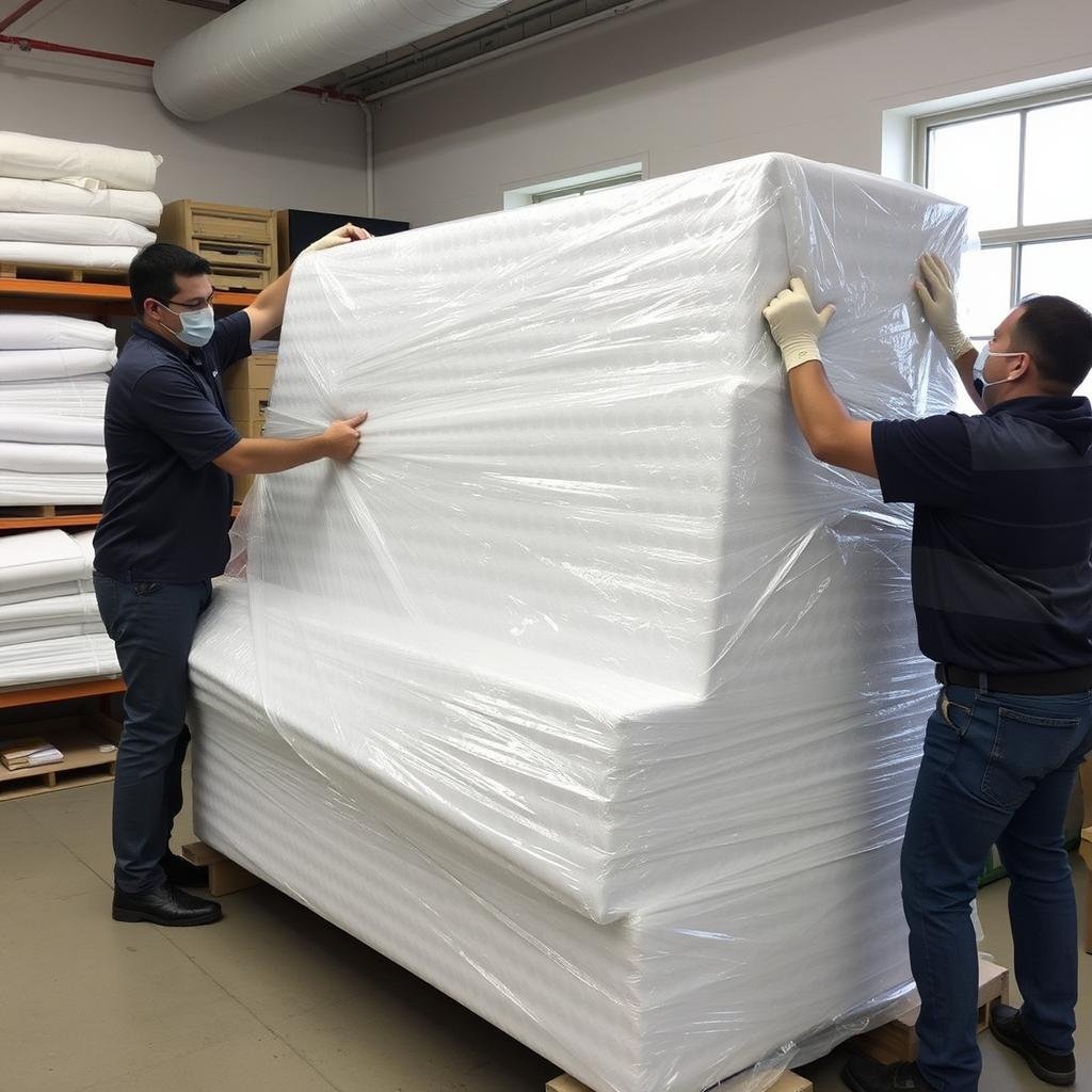 تغليف الأثاث بمواد عالية الجودة لنقل عفش من مكة إلى حي البساتين جدة