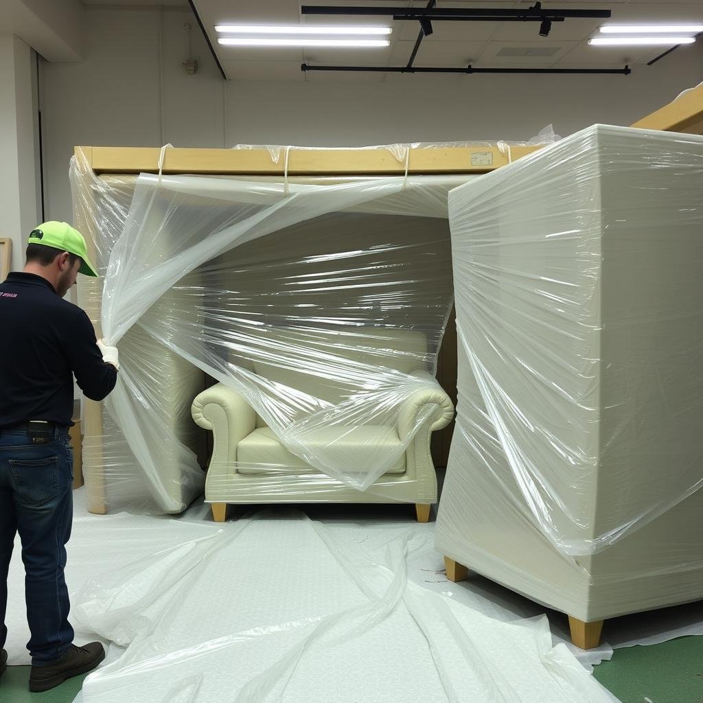 تغليف الأثاث للنقل من الجبيل إلى الدمام الجنوبية