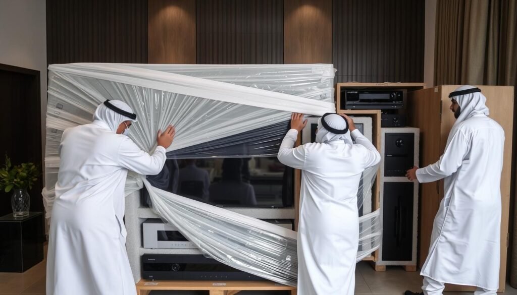 تغليف الأجهزة الإلكترونية الفاخرة في جدة