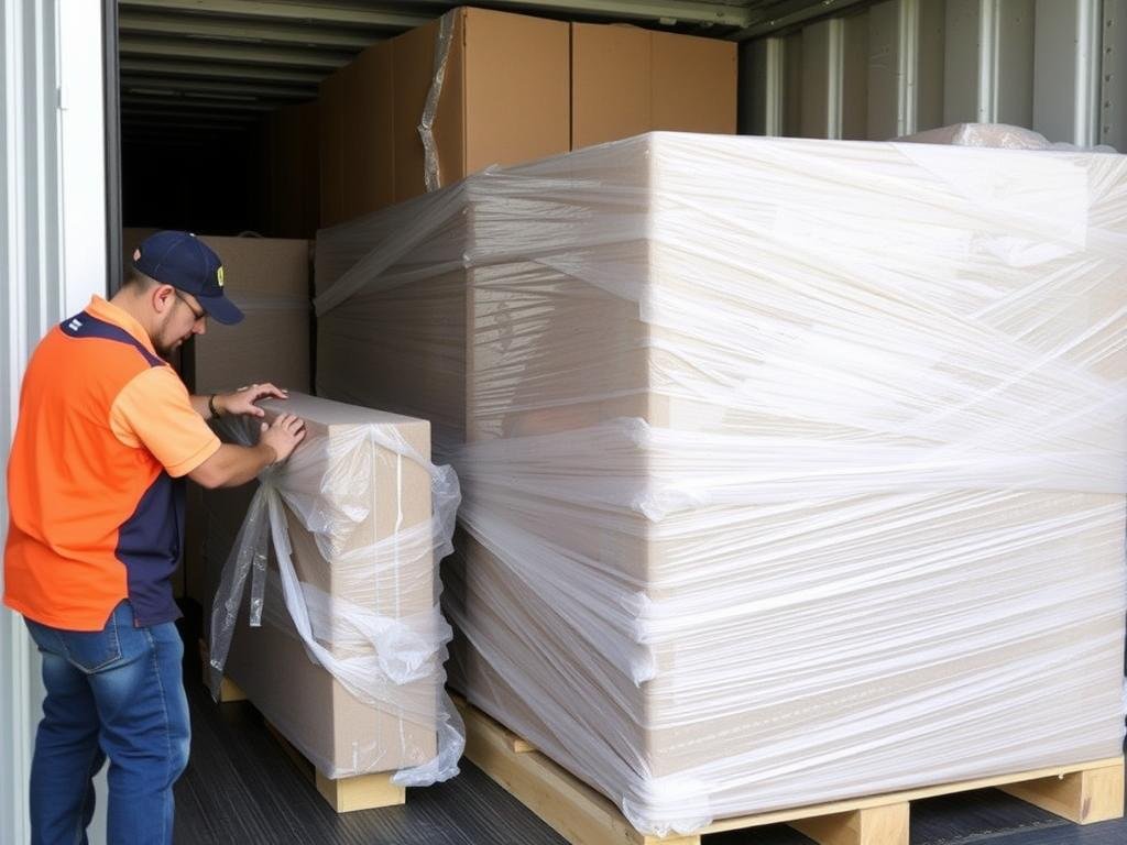 تغليف محترف للأثاث أثناء نقل العفش من الجبيل إلى ينبع