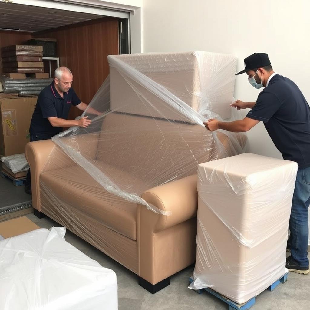 تغليف محترف للأثاث قبل نقله من الجبيل إلى بريدة تغليف محترف للأثاث قبل نقله من الجبيل إلى بريدة