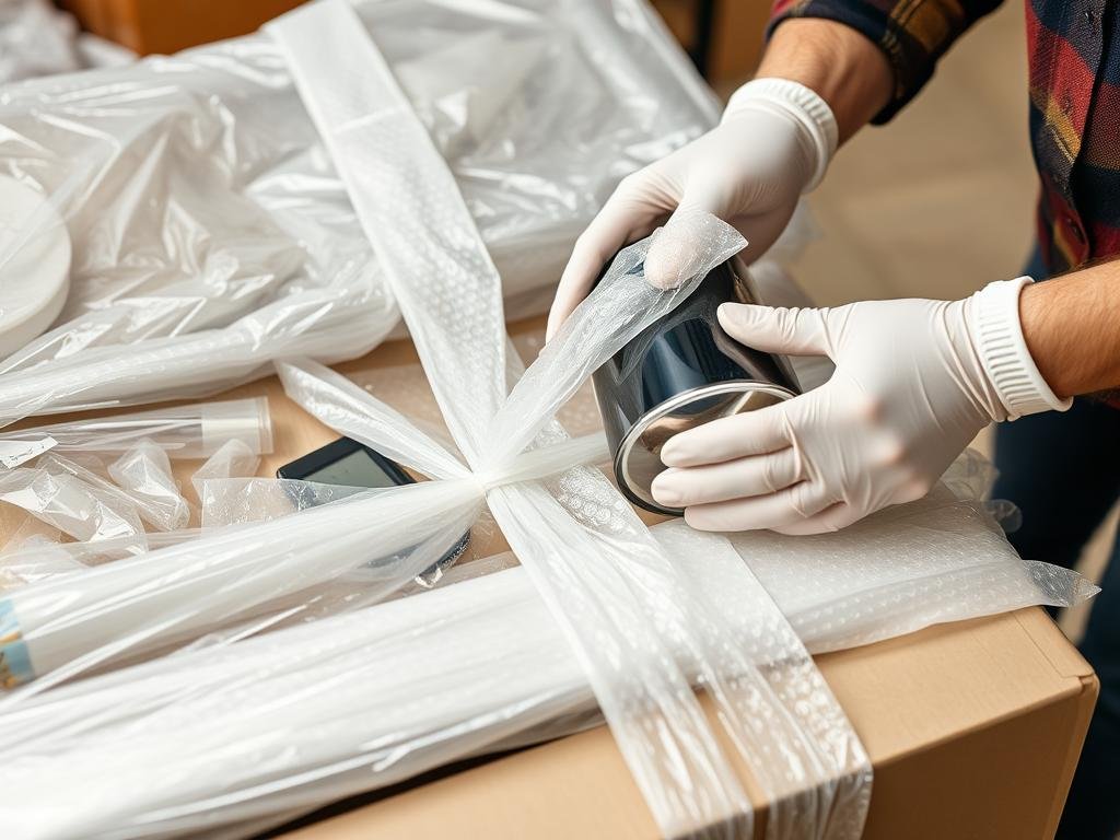 تغليف وحماية القطع الثمينة أثناء نقل العفش من الجبيل إلى الجبيل الصناعية