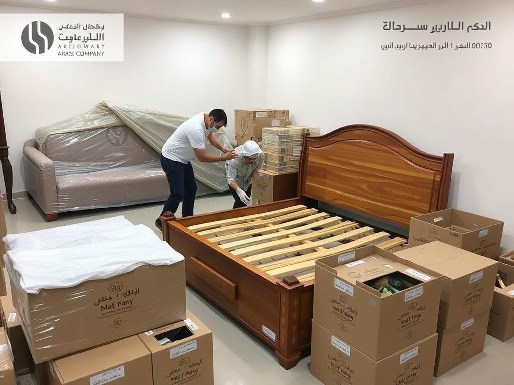 خدمات الشركة العربية لنقل العفش في جدة تشمل التغليف والفك والتركيب