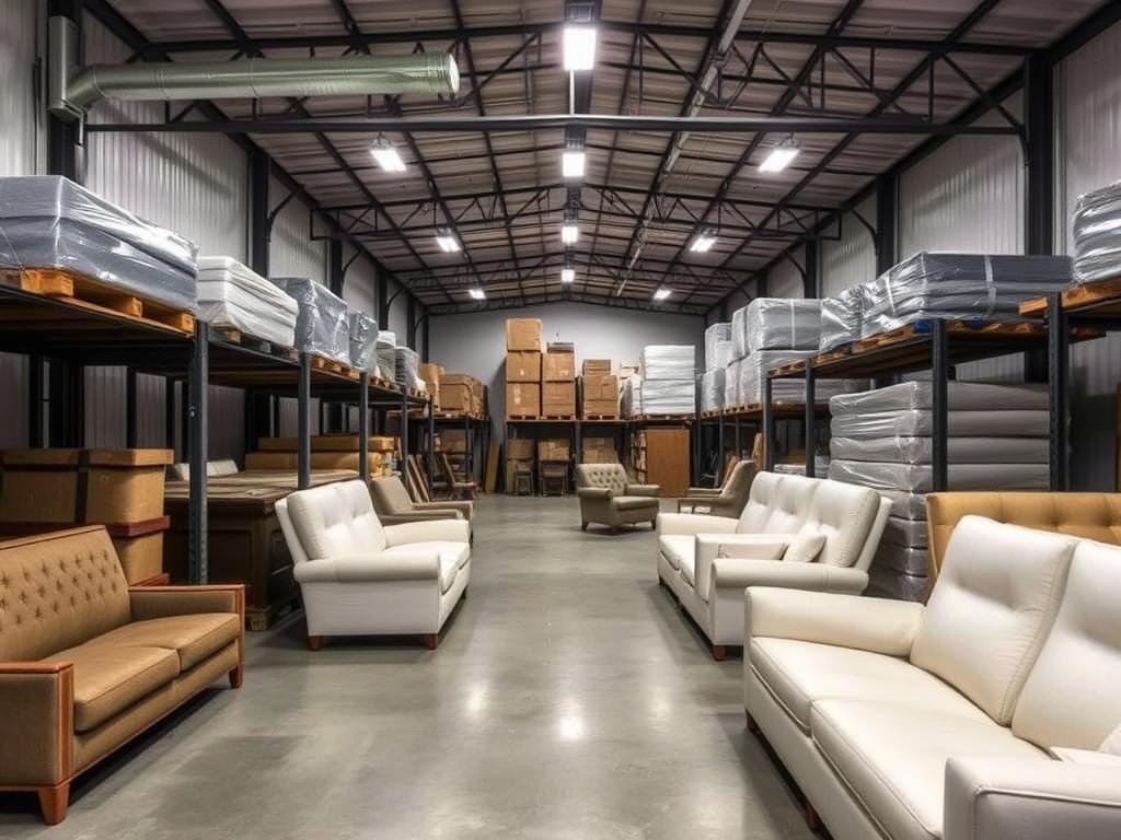 خدمات تخزين الأثاث عند نقل العفش من الجبيل إلى الرميلة