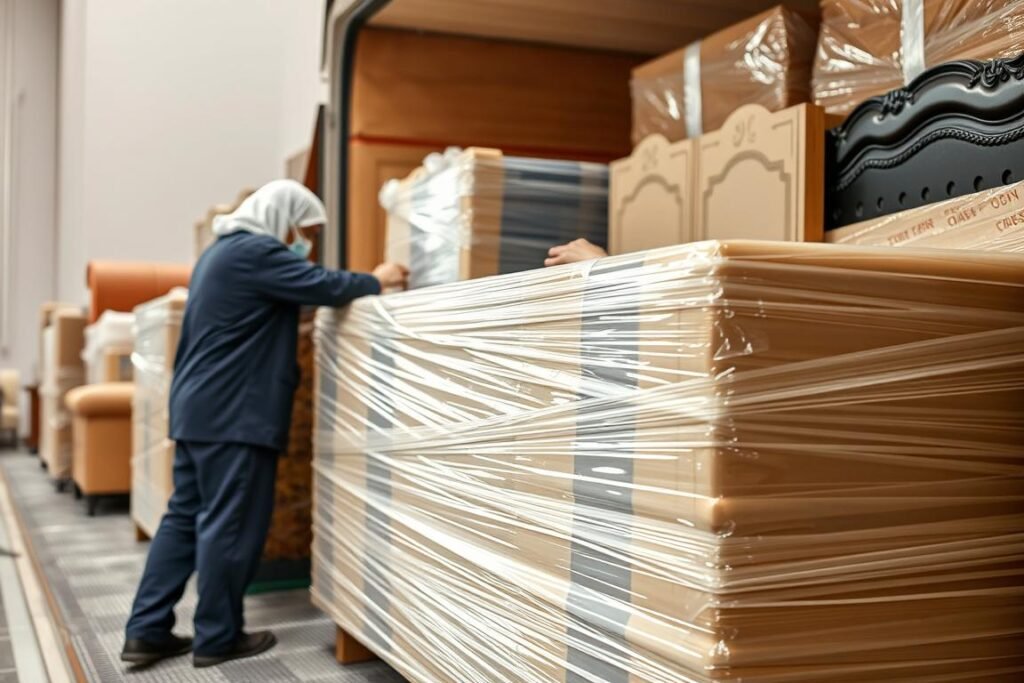 خدمات تغليف الأثاث لنقل عفش من مكة إلى المدينة المنورة