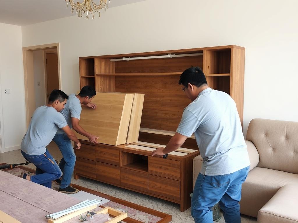 خدمات فك وتركيب الأثاث بواسطة عمالة فلبينية في جدة